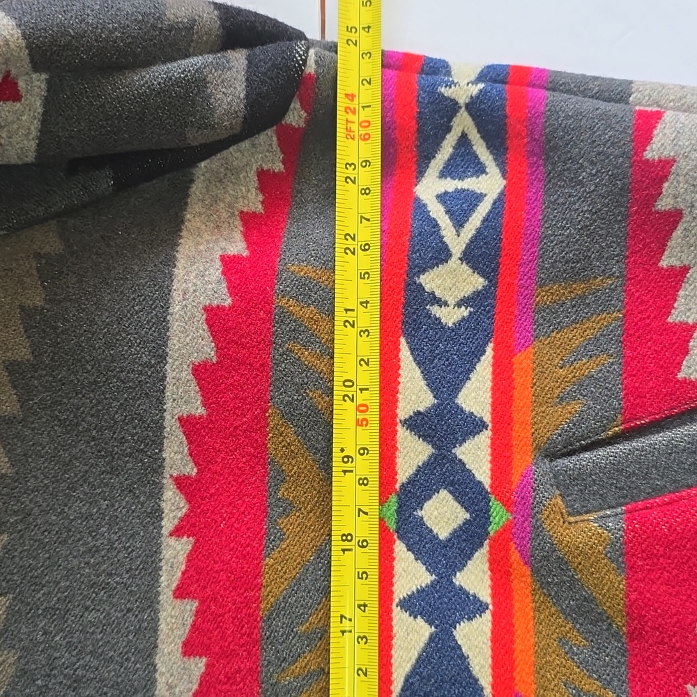 VTG Pendleton High Grade Western Wear Wool Native Southwestern Aztec Men's Sz. L - Picture 13 of 17